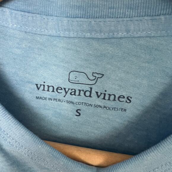 Vineyard Vines Men S T-Shirt Short Sleeve Light Blue NEW Catching Waves Graphic - Picture 7 of 8